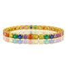 Lucliss 5mm Zirconia Tennis Bracelet, Rainbow