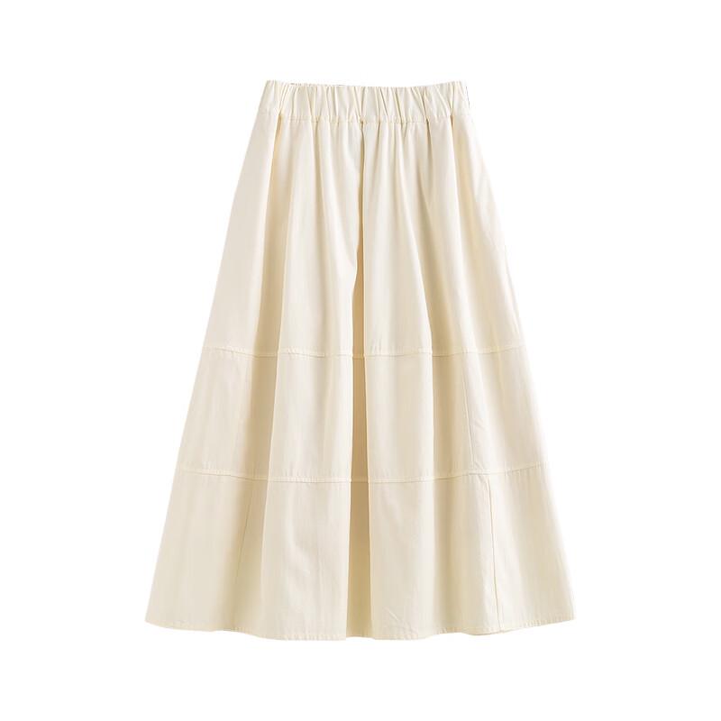Chuyu Women's A-Line Puffy Mid-Length Skirt