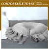 Grey U-Shaped Massage Pillow Cradle Cushion for Massage Table Comfortable Face Relax Pillow for Easy to Clean Beauty Salon and Home Use