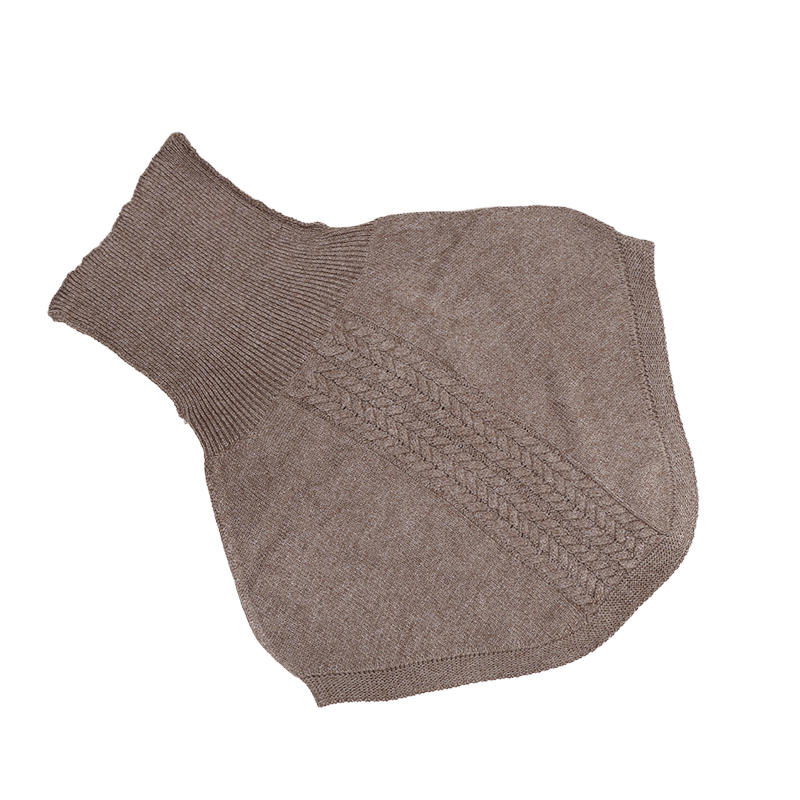 Winter Scarf Shawl For Women Knitted Fake Collar Scarfs For Women Neck Wrap Men Women Turtleneck Collar Scarf Knitted Elastic