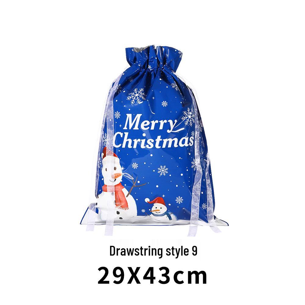 Exclusive Christmas Drawstring Gift Pouch - Festival Candy Bag in Stock