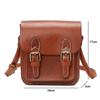 Johnature Women's Literary Genuine Leather Small Bag Vintage Solid Color Messenger Bag Natural Cowhide Shoulder & Crossbody Bags