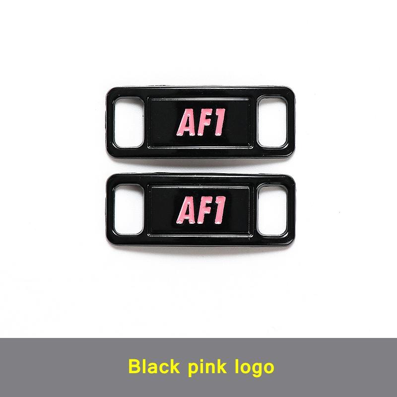 NEW 1 Pair Metal Shoelaces Buckle AF1 Shoe Decoration Suitable for All Shoes Sneakers Shoes Accessories Flat Shoelace Buckle