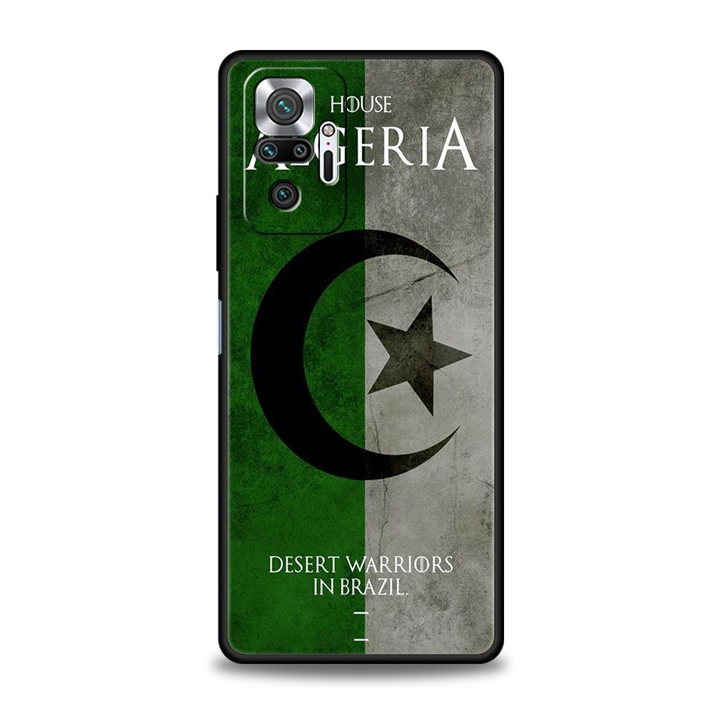 Phone Case For Xiaomi Redmi Note 14 13 12 Pro Plus 5G 9S 9 10 11 4G 14C 13C 12C 10C 9C 9A Algeria Passport Soft Cover