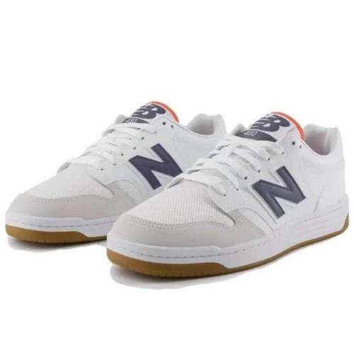 New Balance BB 480 Low NB Biało-Szary Guma Męskie Unisex Buty Casual BB480LFD