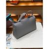 LP27 Bag, Lunch Box Bag, Palm Pattern Cowhide Women's 2023 Autumn and Winter New Temperament Portable Shoulder Crossbody Cosmetic Bag
