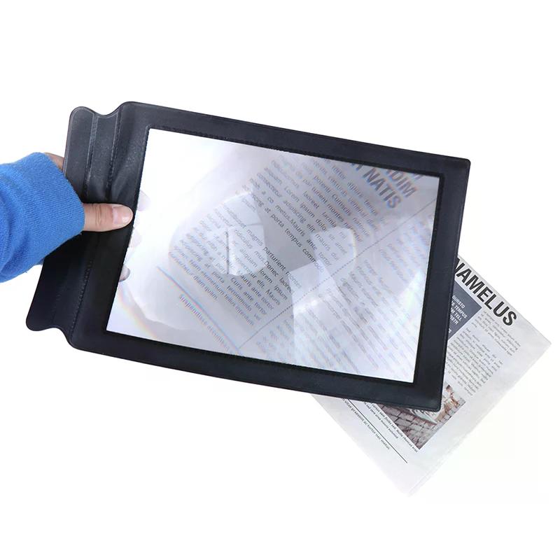 1Pcs Home Office Supplies A4 Large Sheet Magnifier Glass Reading Aid Lens For Reading