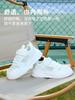 Boys and girls, middle-aged and older children, simple and ultra light soled white shoes, casual shoes