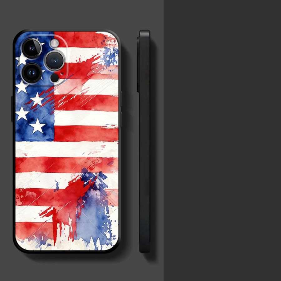 Handyhülle mit Nationalflaggen-Muster für Apple iPhone 17 Pro Max 16 Air 17e 14 15 Pro 7 8 13 12 XR XS MAX 11 Funda Handyhülle