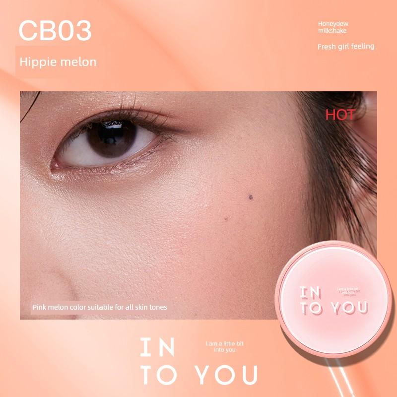 Upgrade 2.0! into You Cushion Blush Cream Water Gloss Sunscreen Blush Palette Hot-Selling Affordable Mud Color 2026 New Model