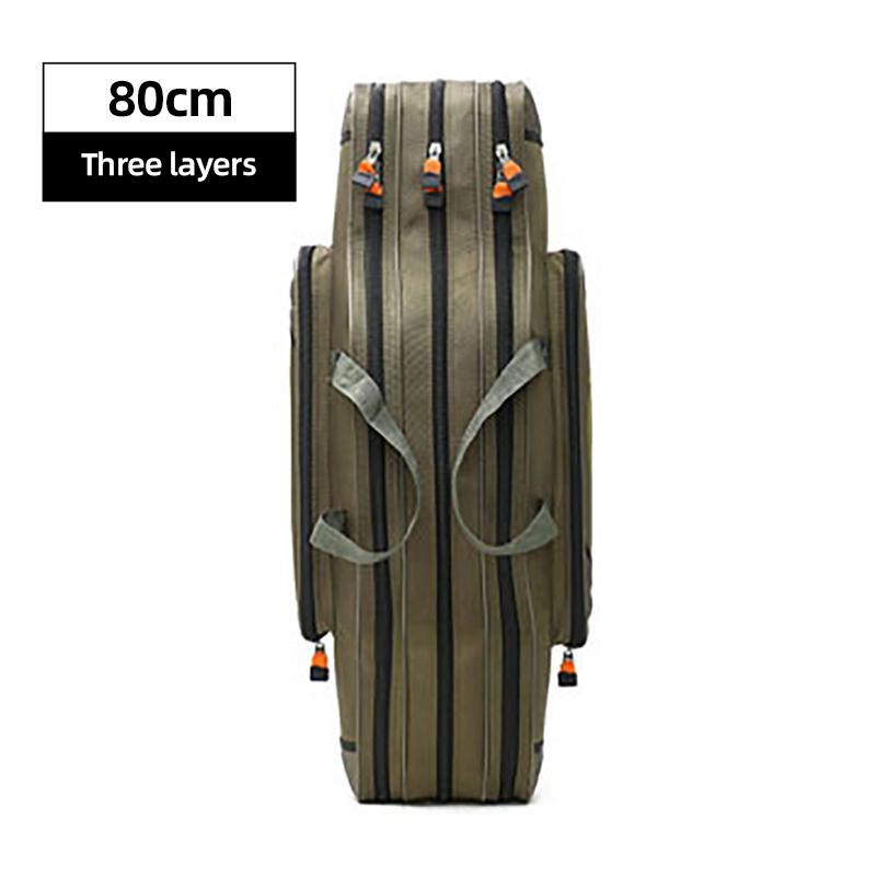 Fishing Bag 80cm90cm1 Meter 1.2 Two-layer Three-layer Four-layer Large-capacity Fishing Gear Bag, Sea Rod Bag, Fishing Rod Bag, Big Belly Bag