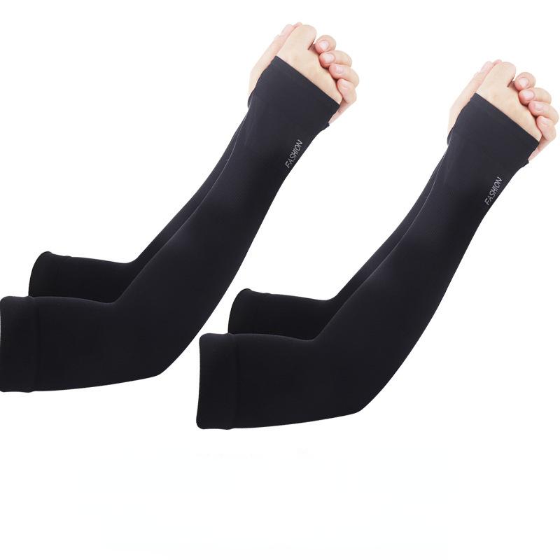 2pcs Summer Arm Sleeves Unisex UV Protection Cool Thin Arm Sleeves Active Ultra-Light Men and Women Ice Silk Sleeves Outdoor Activity Active