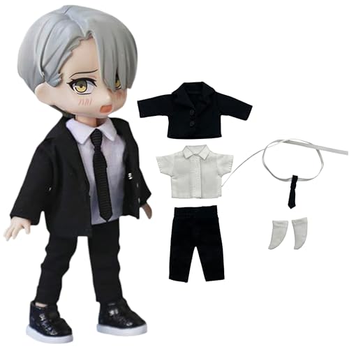 AXLUCE - Obitsu 11 - Clothes - Suit Set - Obitsu Doll - 11cm - OB11 (Black)