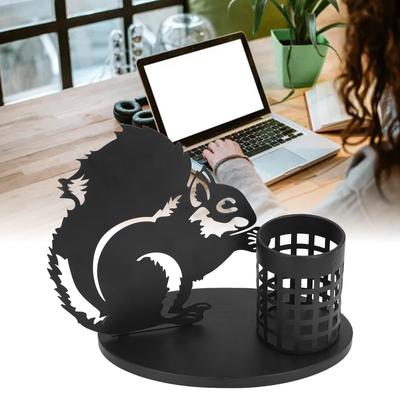 Stifthalter für Schreibtisch Niedlicher Stifthalter Metall Schreibtischzubehör Schreibtischorganizer Make-up Pinsel Stiftebecher für Heimdeko Tischdekoration