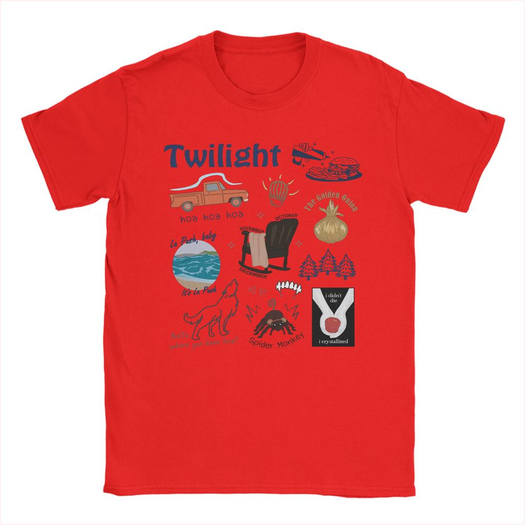 Twilight Movie Things Edward Cullen T-Shirt Men  Vintage Pure Cotton Tees Crew Neck Short Sleeve T Shirts Birthday Gift Clothing