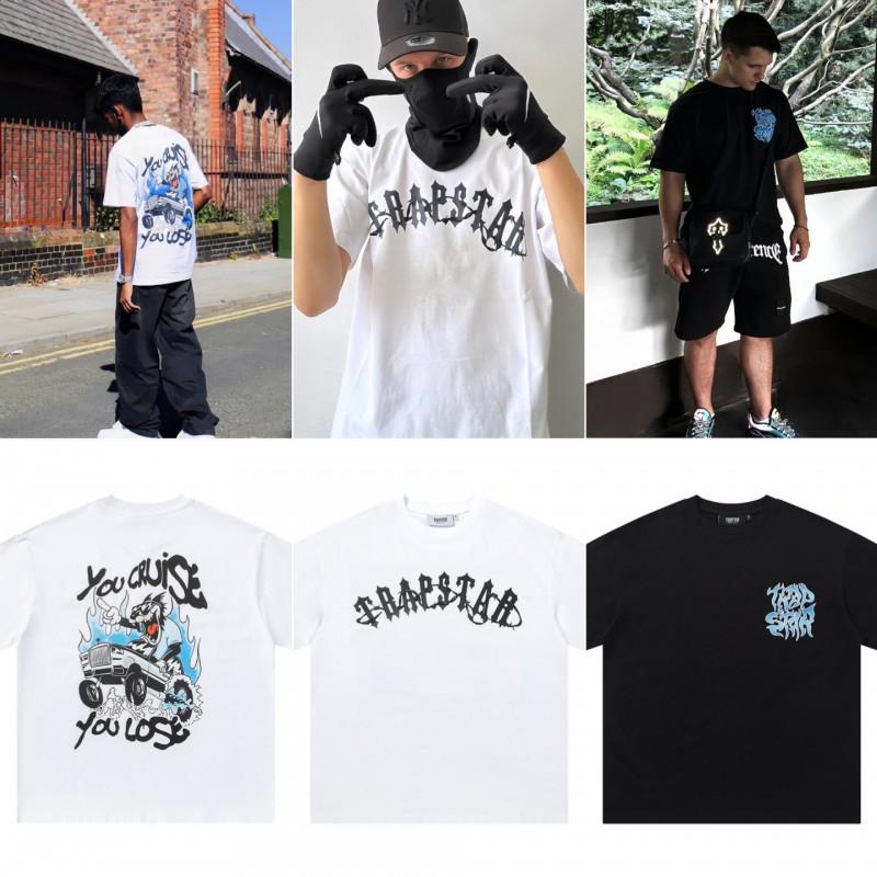 Premium Baumwolle Grafik T-Shirt Unisex Oversized Streetwear T-Shirt Lässiges Kurzarm