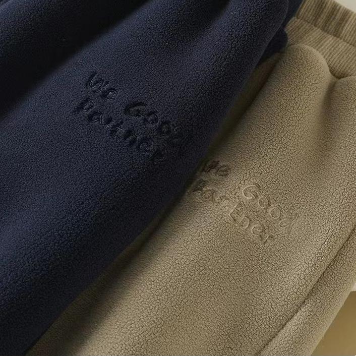 Baby Long Pants Winter Clothing with Plush and Thickened Baby Pants Autumn and Winter Cotton Pants for Boys Girls and Children