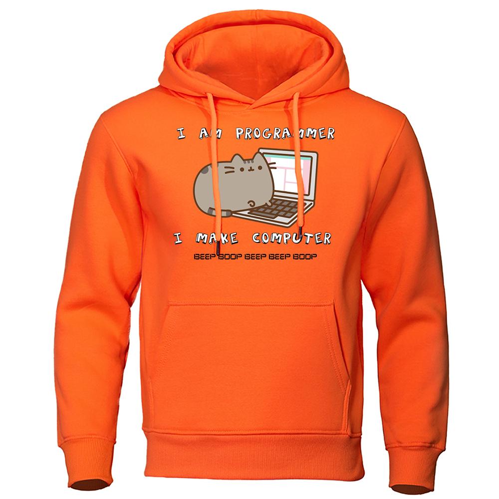 Sunt Programator Creez Calculator Hanorac Designer Fleece Streetwear Hip Hop Modă Trening Harajuku Creativitate Hanorace