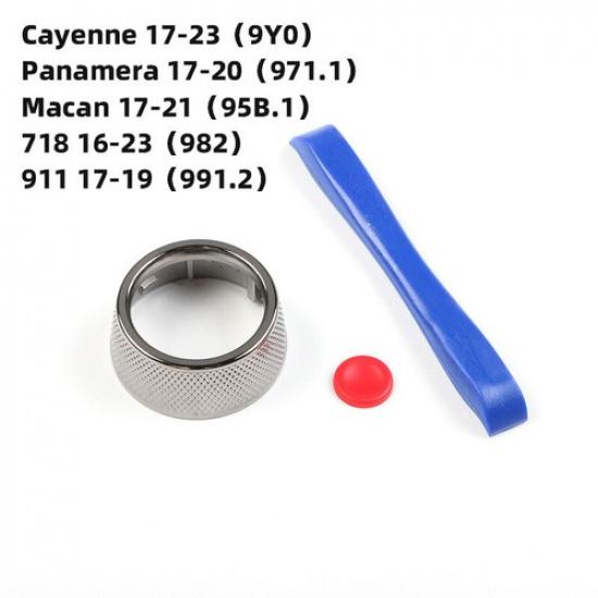 Car Steering Wheel SC Ejection Knob Upgrade For Porsche Cayenne Panamera 17-25