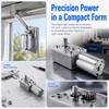 DC 12V Worm Gear Motor Double Shaft Geared Motor Universal Self Locking Motor  Industrial Machinery