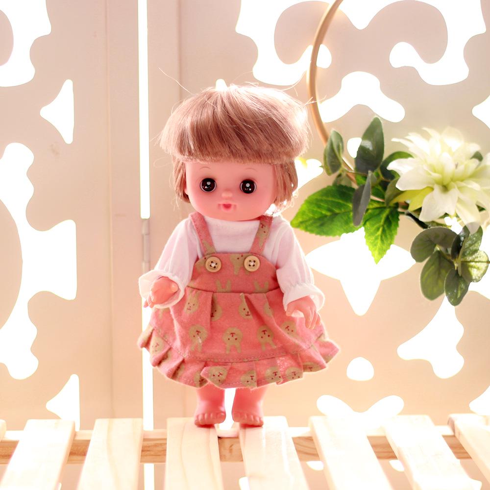 

Шарнірна лялька 26 см, сумісна з одягом та аксесуарами Xiaolemei для практики одягання дитячого будиночка для дівчаток Fits 25cm Dolls (without Plush)
