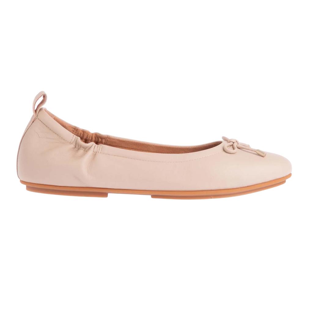 FitFlop Womens/Ladies Allegro Bow Leather Ballerina Flats