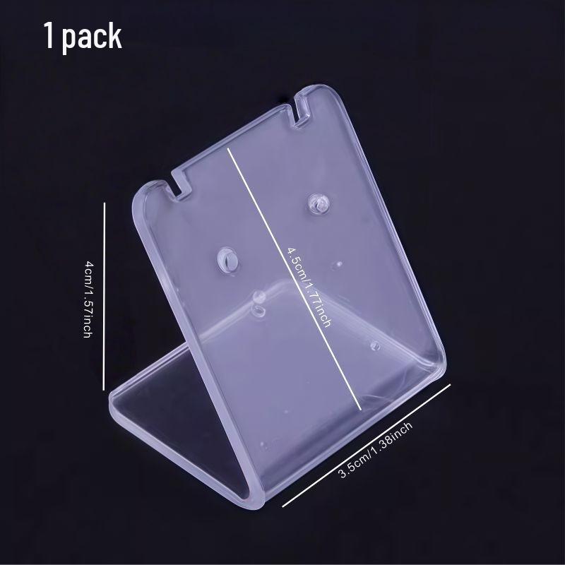 Transparent Acrylic Earring Display Stand - Jewelry Storage Rack for Home Use