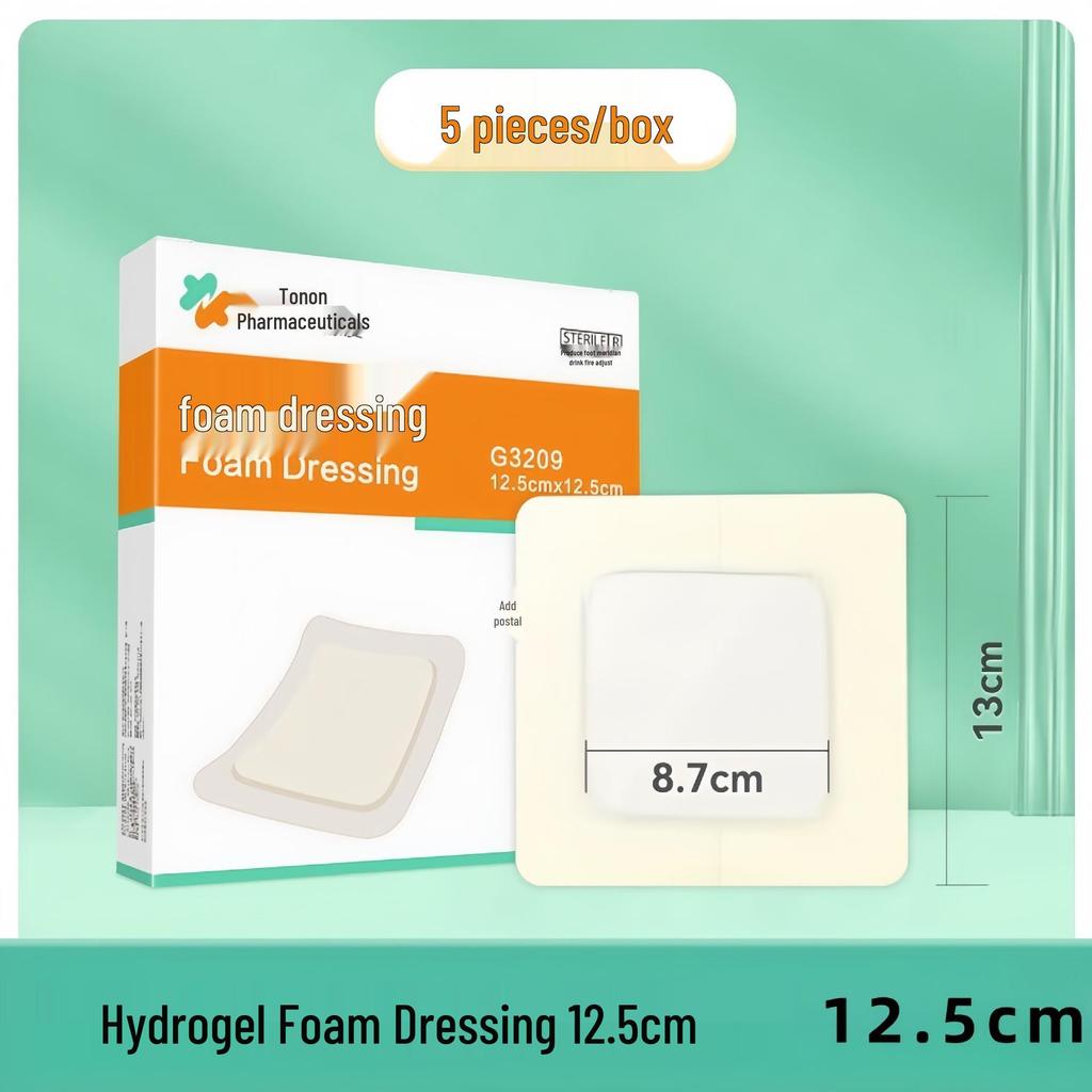 Hydrogel-Pad zur Prävention von Druckgeschwüren bei älteren Menschen – Saugfähiges medizinisches Schaumstoff-Verbandmaterial.