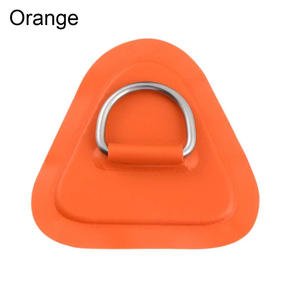 1/4Pcs Surfboard Dinghy Boat PVC Patch With Stainless Steel D Ring Deck Rigging Sup Round Ring Pad 5M Bungee Rope Kit Accessorie