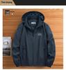 Men's Hooded Waterproof Windbreaker Jacket