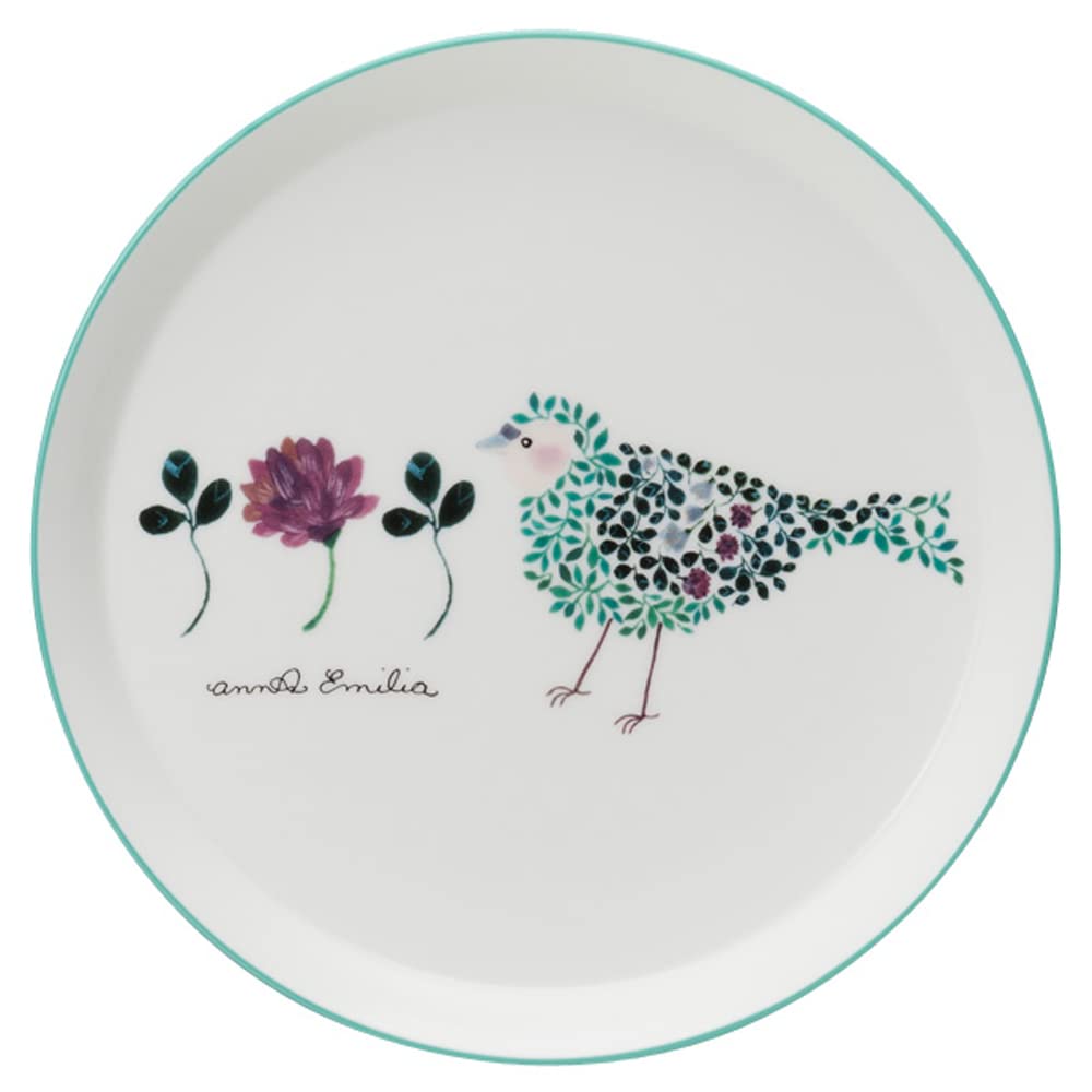 

NARUMI Anna Emilia Chicken 19cm Microwave and Dishwasher Plate, Diameter, Safe, 51950-5644P