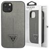Guess Guhcp13Mpsatlg Iphone 13 / 14 / 156.1 Srebrny/Silver Hardcase Saffianotriangle Logo