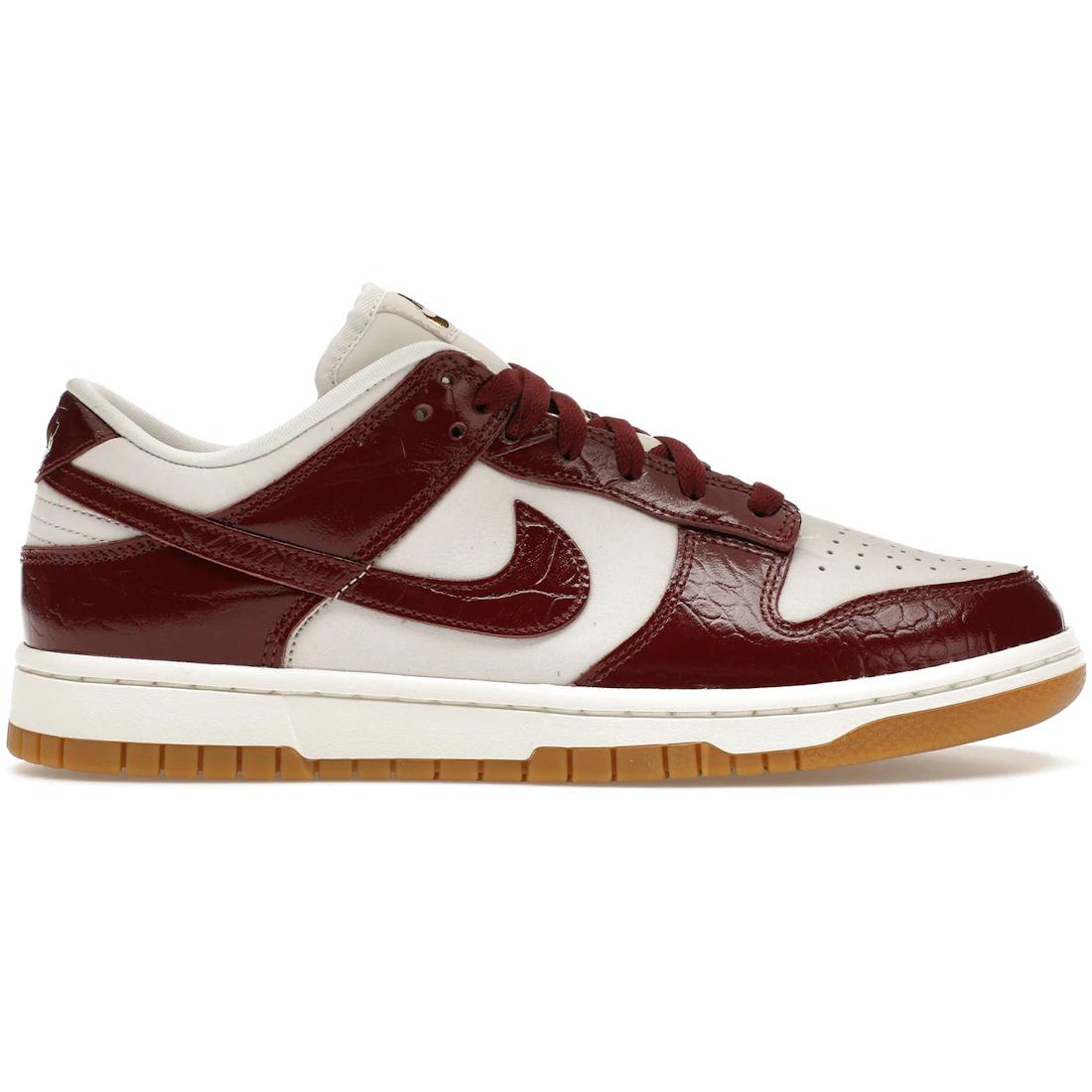 

Кроссовки Nike Dunk Low LX Темно-красный крокодил (Женский)(FJ2260-004) 36
