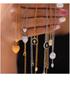 Heart Tassel Pendant Necklace: European & American Design, Titanium Steel Jewelry for Women