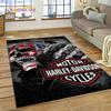 27 Stil Harley-y Motorrad Logo Teppich für Wohnzimmer Schlafzimmer Heimdekoration, rutschfeste Fußmatte für Sofa Fußabtreter Geschenk Kinder