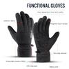 Cycling Gloves Warm Non Slip Touch Screen Climbing And Running Sports Gloves With Fleece Men'S Women'S Motorcycle Riding Gloves