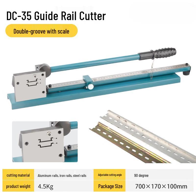 Aokewen Double Slot Rail Cutter with Ruler