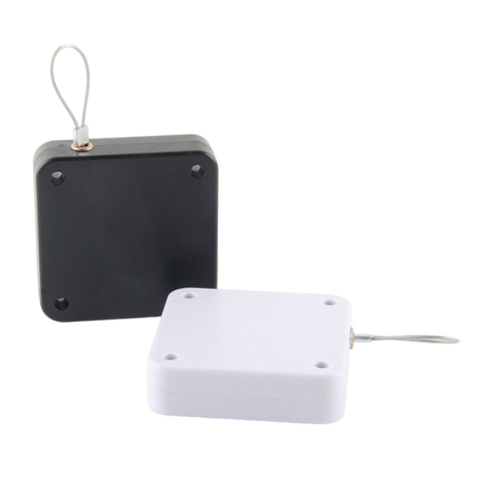 Black White Telescopic Door Device Punch Free Non Punching Door Closing Device Bold Drawstring Bold Wire Pull
