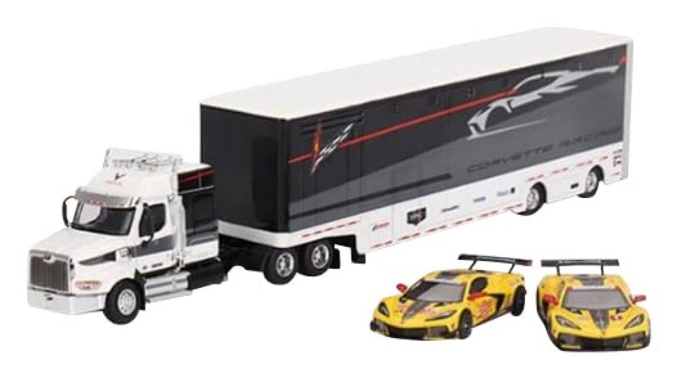 

MINI GT x MiJo Exclusives 164 Набор гоночного транспортера Corvette Racing C8.R Эксклюзив для Северной Америки Готовое изделие