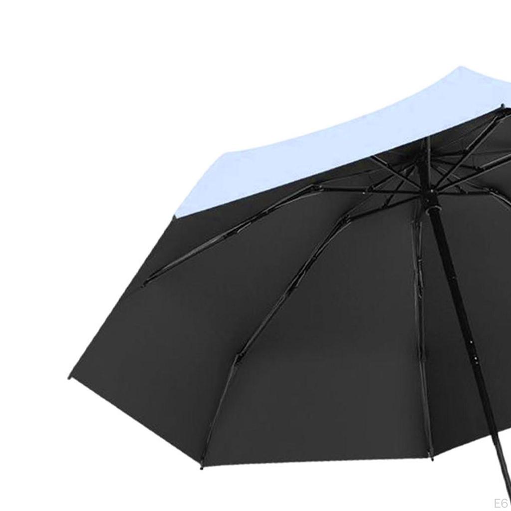 Folding Rain Umbrella Compact Small 6 Ribs for Outdoor Activities Beach Trip