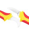 Rubber and Plastic Handle Multi-functional Electricians Knife Cable Stripper Wire Cutter Cable Cutting Tool Fruit Peeler Tool