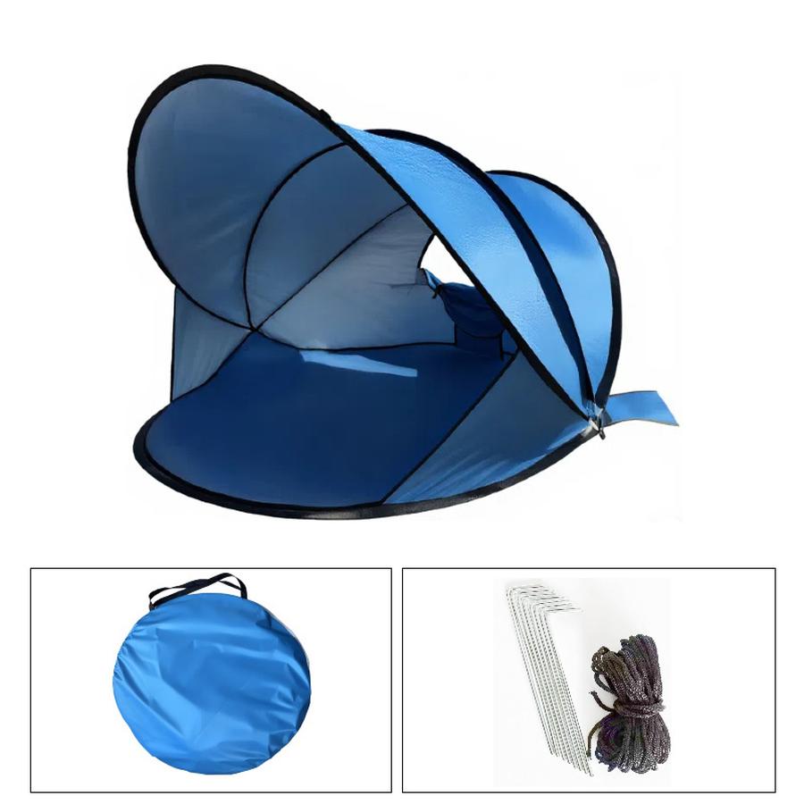 Beach Tent Outdoor Waterproof Windproof Sunshade Canopy Automatic Quick Setup Camping Picnic Shade