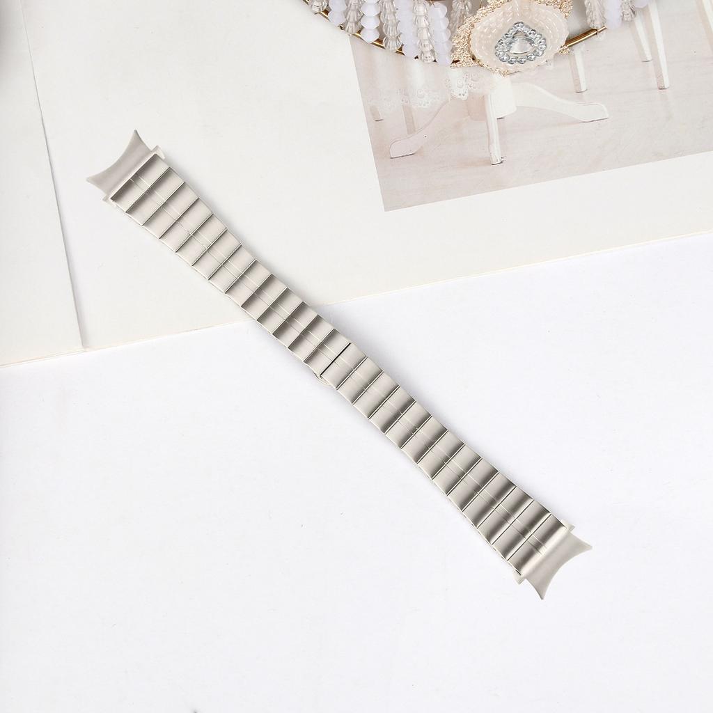 For Samsung Galaxy Watch6 40mm/44mm/Watch6 Classic 43mm/47mm Stainless Steel Strap Stylish Wrist Band