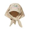 Quick-drying headscarf hat embroidery cute idyllic sunshade triangle strap baseball cap skateboard bag head color matching cap