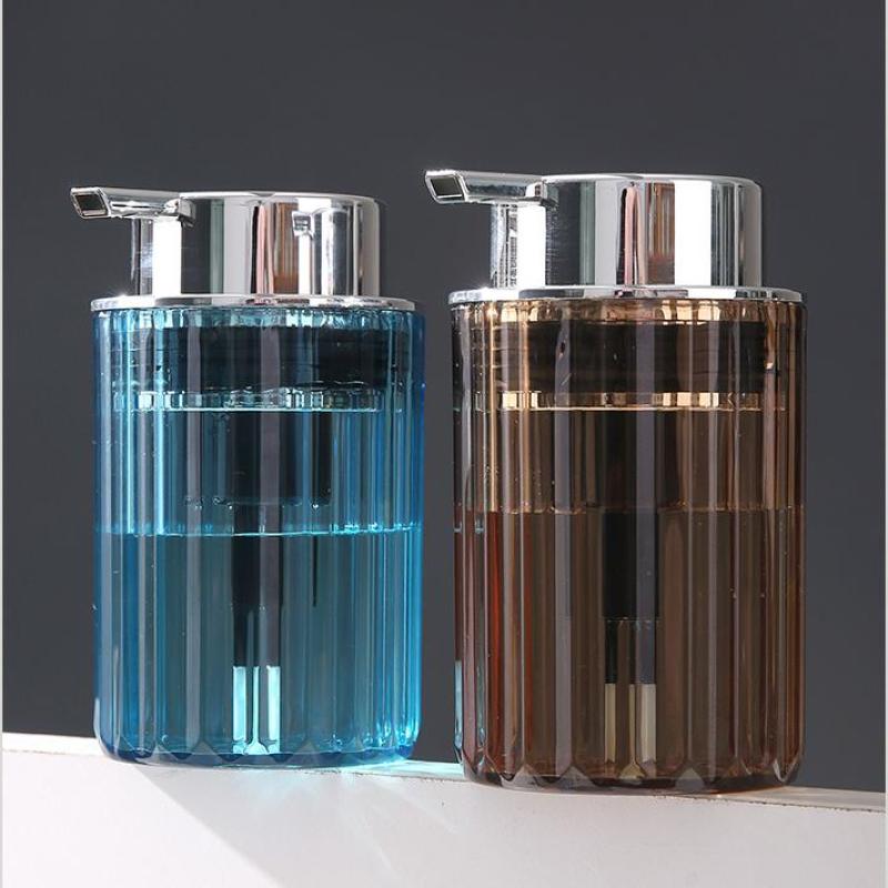 300Ml Hands Foaming Soap Dispenser For Bathroom Liquid Soap Mousse Bottle Refillable Kitchen Push-Type Dish Soap Container