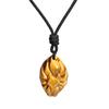 Tiger Eye Fox Lucky Charm Necklace [COAI] Nine-Tailed (Unisex)