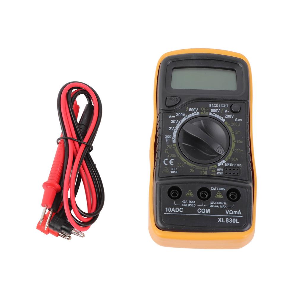 XL830L Digitalmultimeter mit Hintergrundbeleuchtung Tragbarer Spannungs- und Stromtester Intelligentes Voltammeter