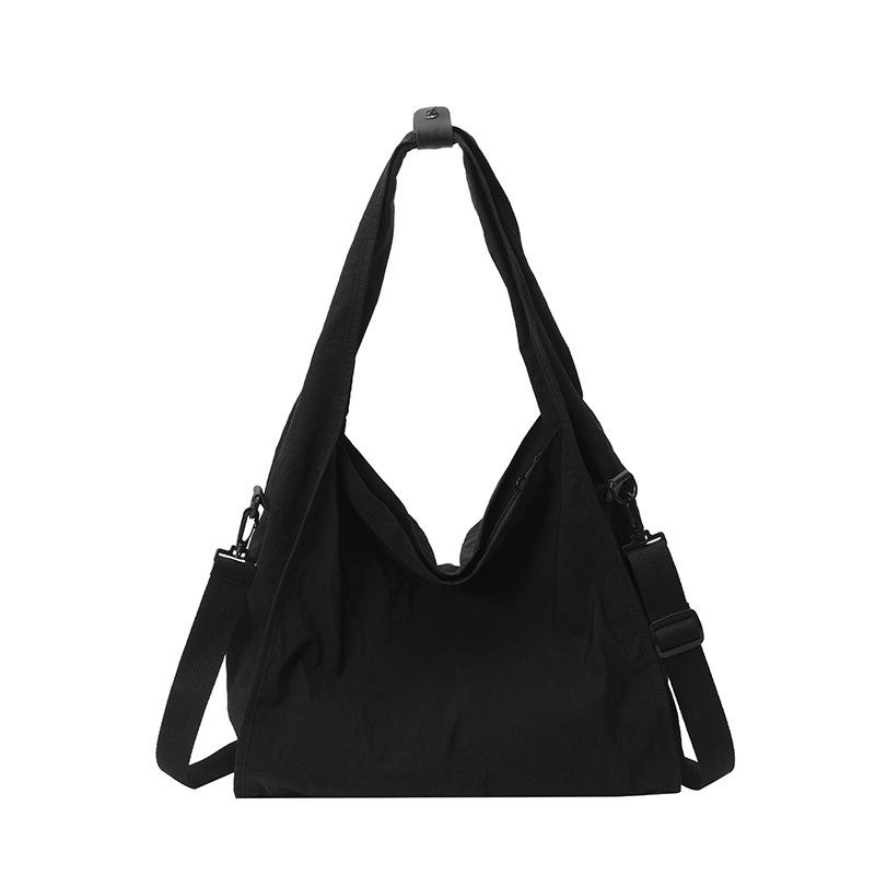 Lazy Wind Dumpling Bag Large Capacity Crossbody Bag Women'S Leisure Sports Shoulder Bag Lightweight Waterproof Oxford Buttot Bag