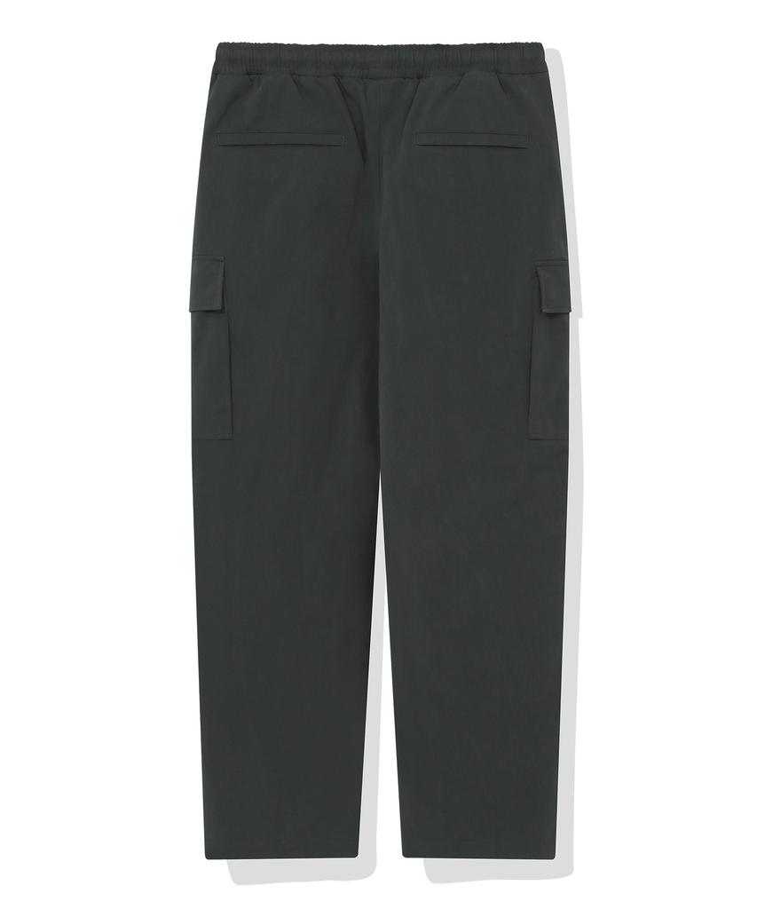 BEENTRILL Hashtag One-Pleat Cargo Pants (Charcoal)