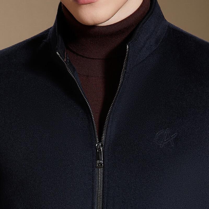Antonio Men's Stand-Collar Silk Cashmere Wool Blend Jacket